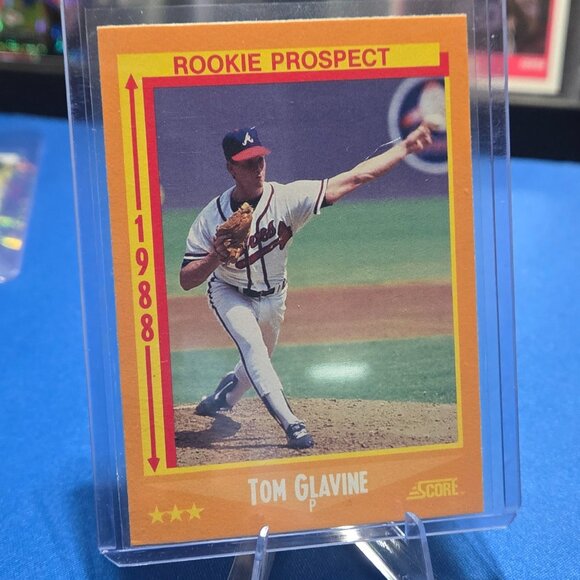1988 Score Rookie Prospect #638 Tom Glavine (RC) - Picture 1 of 2